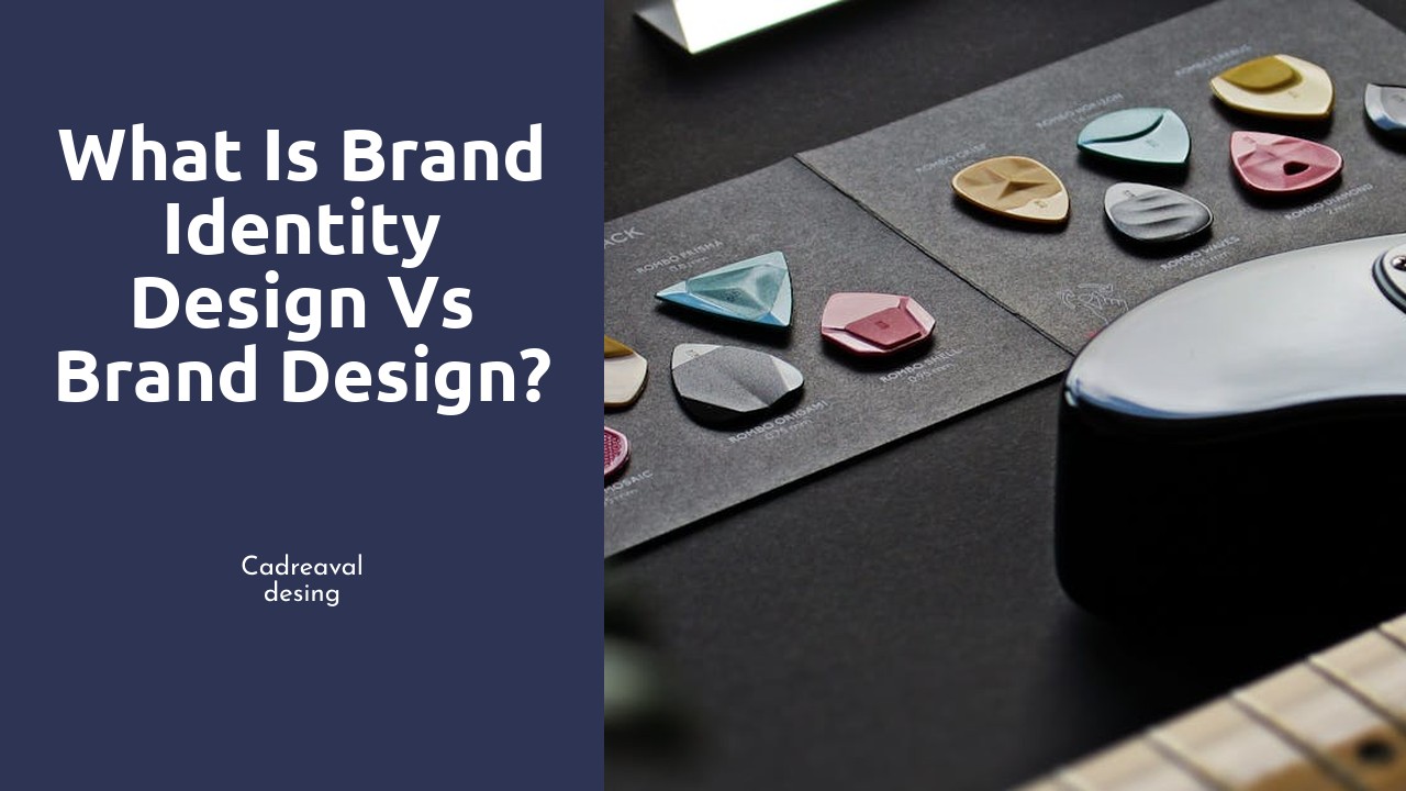 What is brand identity design vs brand design?